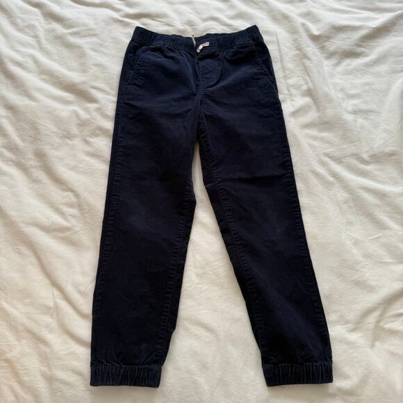 Janie & Jack Boys Navy Blue Corduroy Jogger Pants Size 7 Preppy Dressy Pictures - Picture 5 of 5